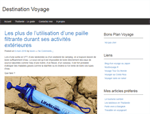 Tablet Screenshot of destination-voyage.com